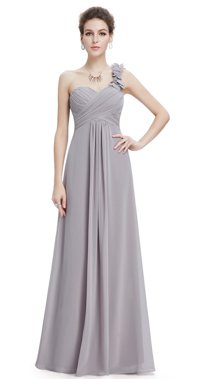 One Shoulder Empire Waist Bridesmaid Dresses